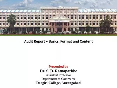 Audit Report – Basics, Format and