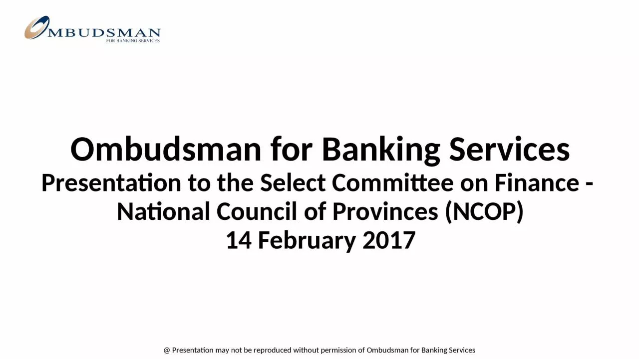 Ombudsman for Banking Services
