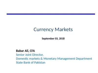 Currency Markets September 03, 2018