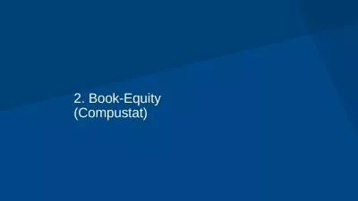 2 . Book-Equity (Compustat)