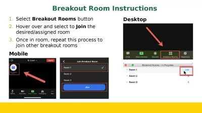 Select  Breakout Rooms  button