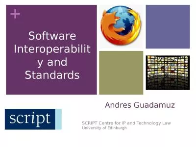 Andres Guadamuz SCRIPT Centre for IP and Technology Law