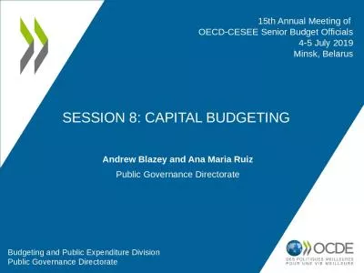 Session 8: Capital Budgeting