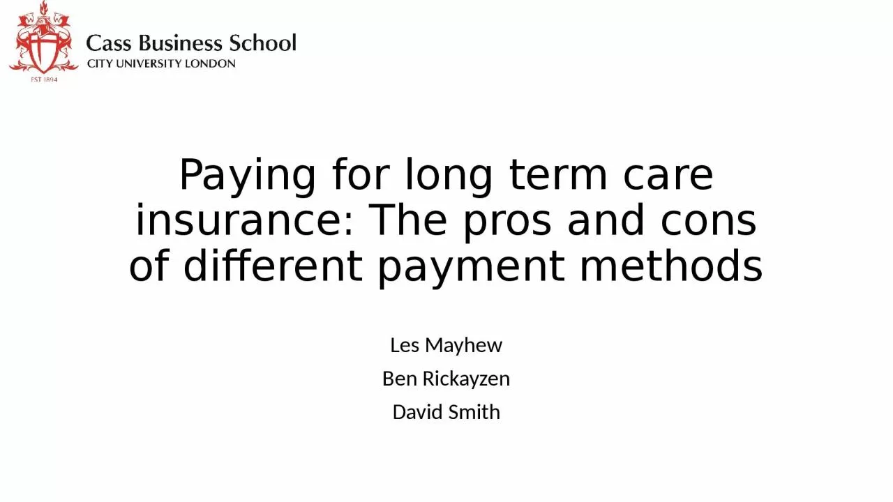 Paying for long term care insurance: The pros and cons of different payment methods