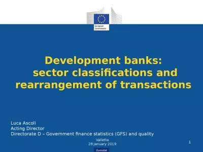 Development  banks :   sector classifications and rearrangement of transactions
