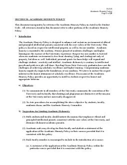 B-II.HAcademic Honesty PolicyPage of
