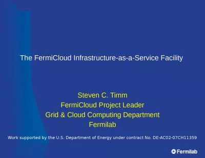 The FermiCloud Infrastructure-as-a-Service Facility