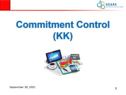 Commitment Control (KK) September 30, 2021