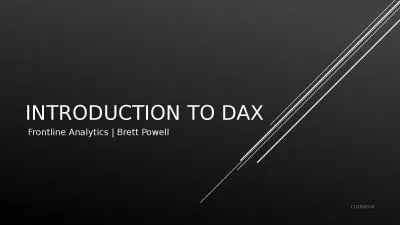 Introduction to DAX Frontline Analytics | Brett Powell