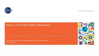 Basics of Global Data Standards?