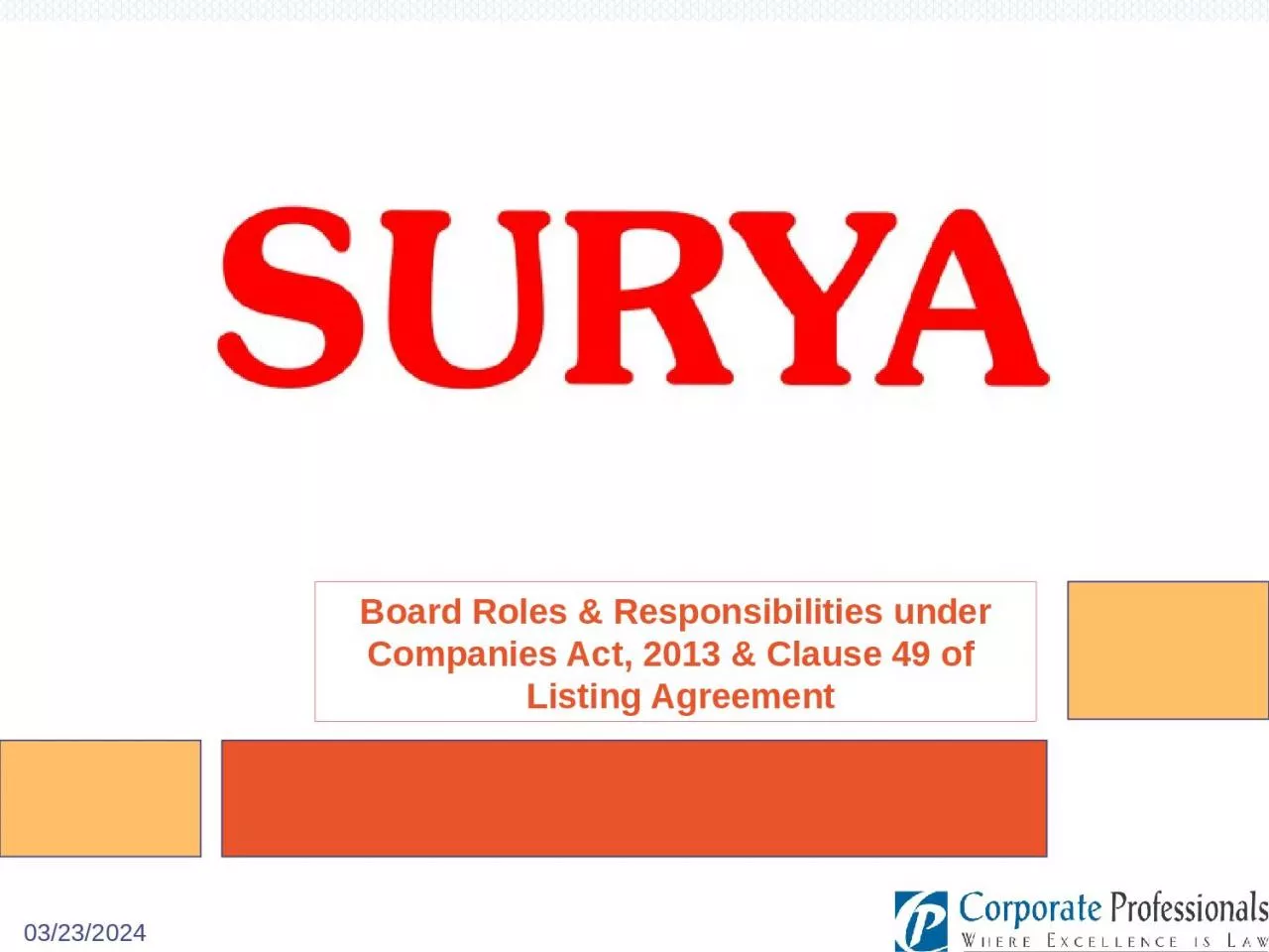 Board Roles & Responsibilities under