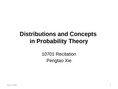 Distributions and Concepts