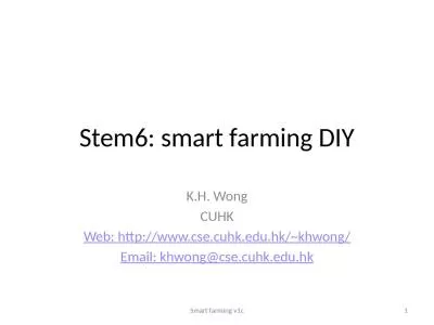 Stem6 : smart  farming DIY