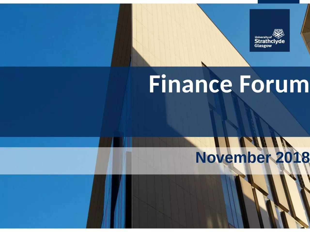 Finance Forum November 2018