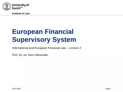 01.10.2012 Page  1 European Financial Supervisory System