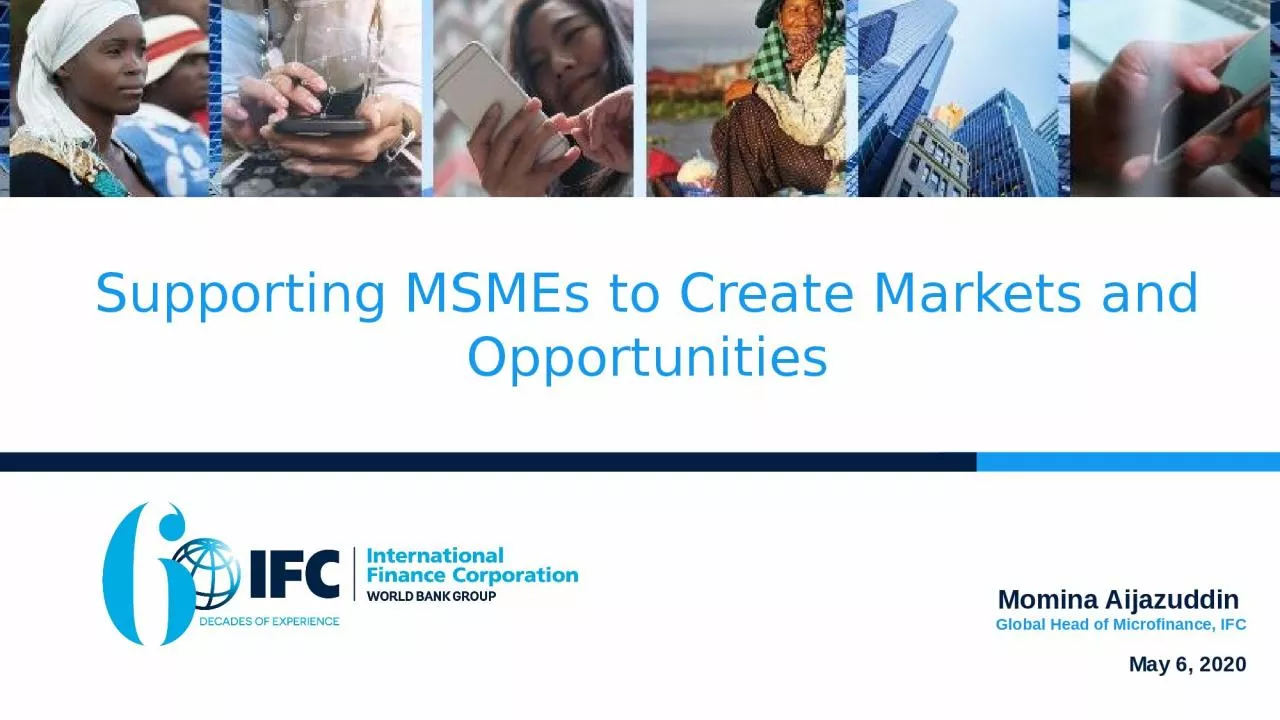 PPT-Supporting MSMEs to Create Markets and Opportunities