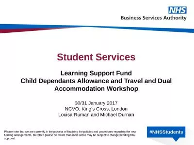 Student Services Learning Support Fund