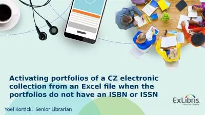 Activating portfolios of a CZ electronic collection from an Excel file when the portfolios do not h