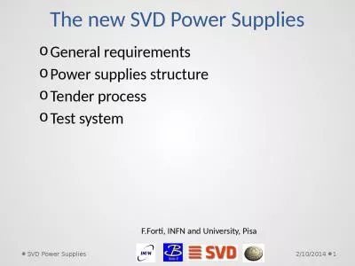 The new SVD Power   Supplies