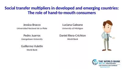 Social transfer multipliers in developed and emerging countries: The role of hand-to-mouth consumer