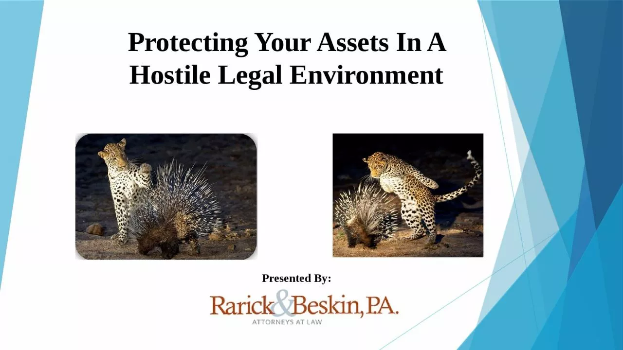 Protecting Your Assets In A Hostile Legal Environment