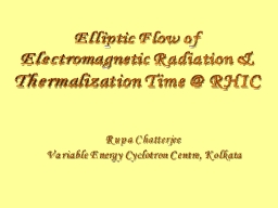 PPT-Rupa Chatterjee Variable Energy Cyclotron