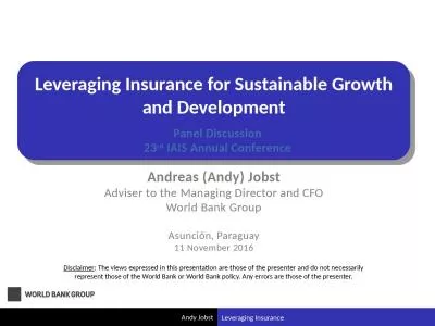 Leveraging Insurance for Sustainable Growth and Development