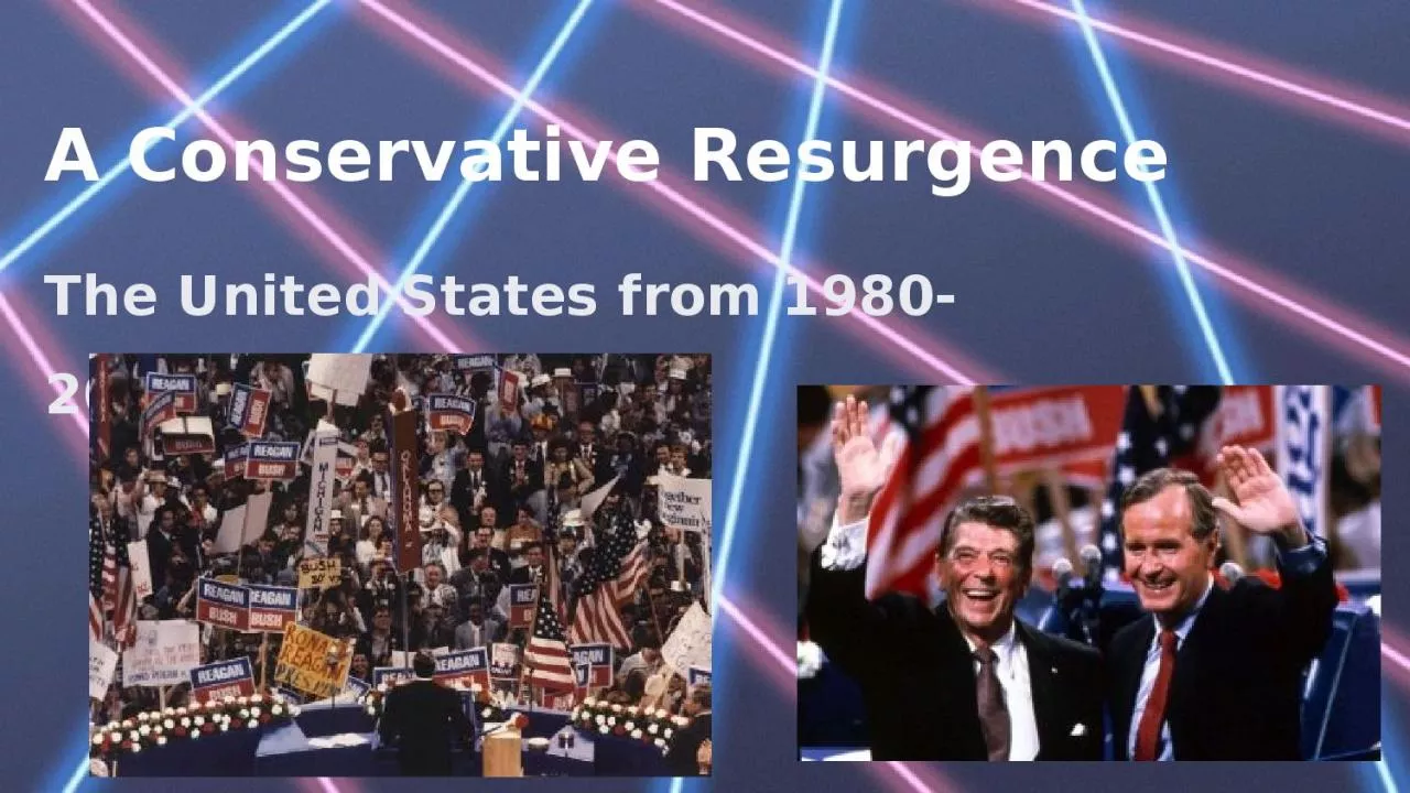 PPT-A Conservative Resurgence