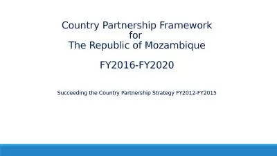 Country Partnership Framework