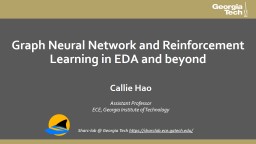Graph Neural Net work  and Reinforcement Learning in EDA and beyond