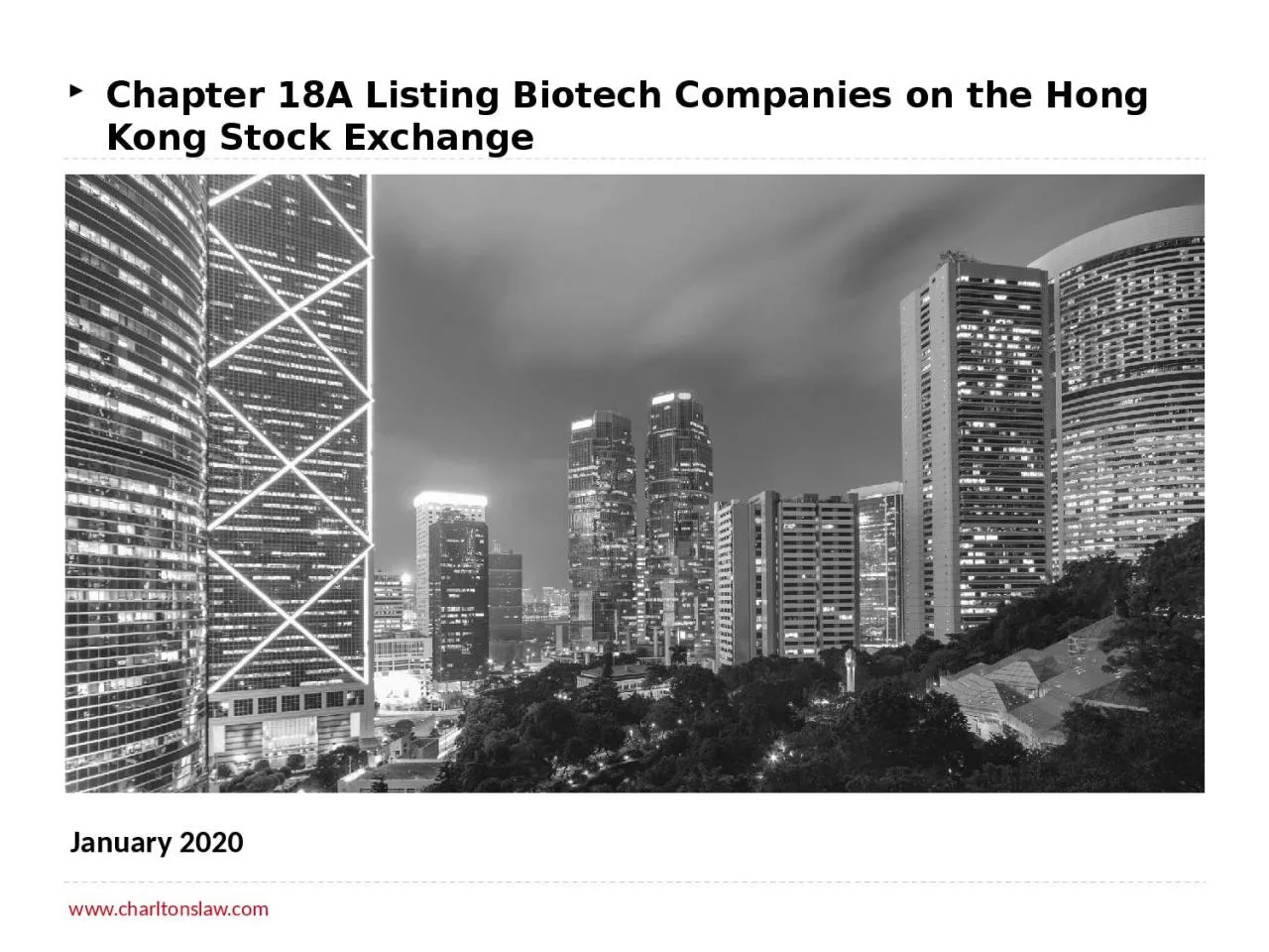 Chapter  18A Listing  Biotech Companies