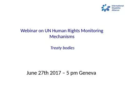 Webinar on  UN  Human  Rights