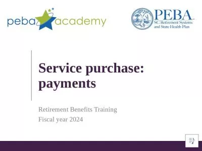 Service purchase: payments