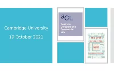 Cambridge University 19 October 2021