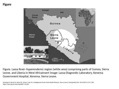 Figure Figure. Lassa fever–hyperendemic region (white area) comprising parts of Guinea, Sierra Le