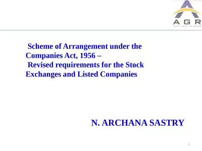 Scheme of Arrangement under the Companies Act, 1956