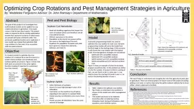 Optimizing Crop Rotations and Pest Management Strategies in Agriculture