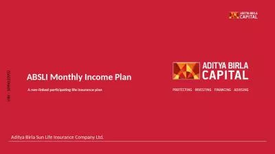ABSLI Monthly Income Plan