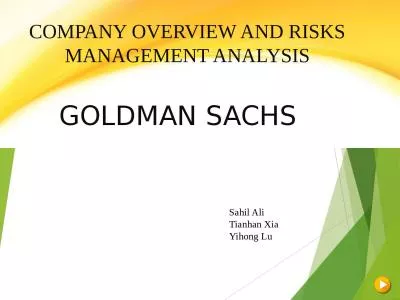 COMPANY OVERVIEW AND RISKS MANAGEMENT ANALYSIS
