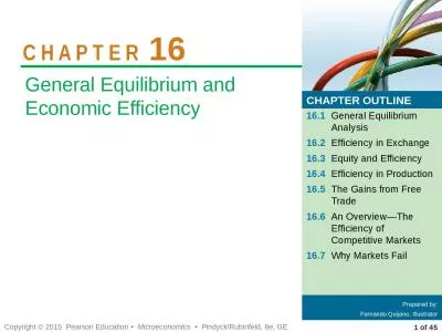 16.1 	 General Equilibrium Analysis