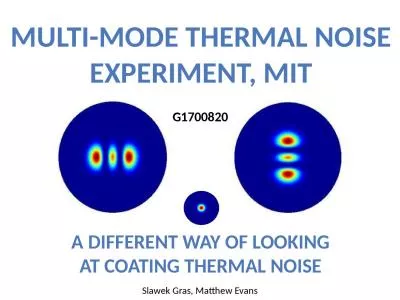 Multi-Mode Thermal Noise