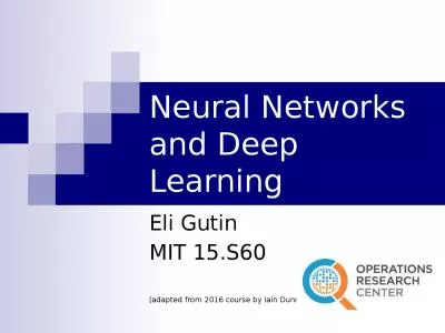 Neural Networks and Deep Learning