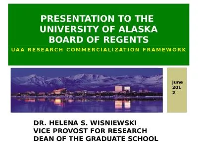 UAA Research Commercialization Framework