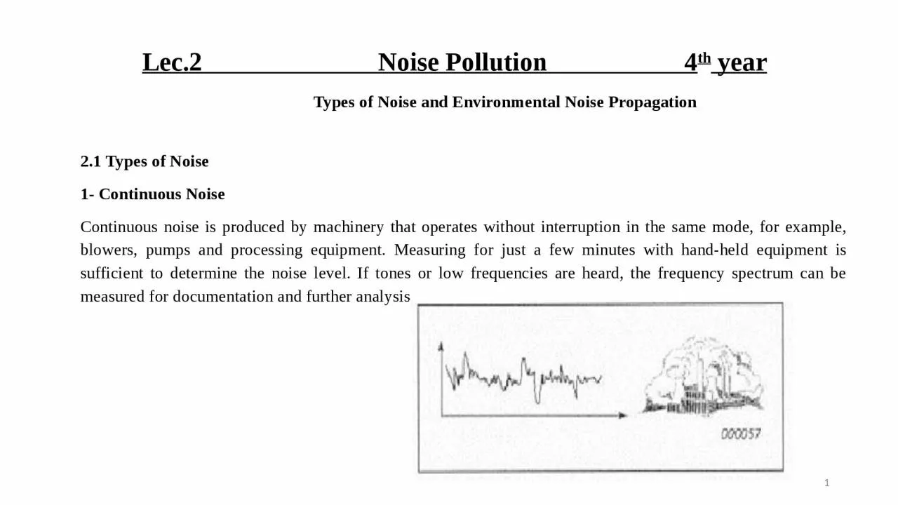 Lec.2                           Noise Pollution                     4