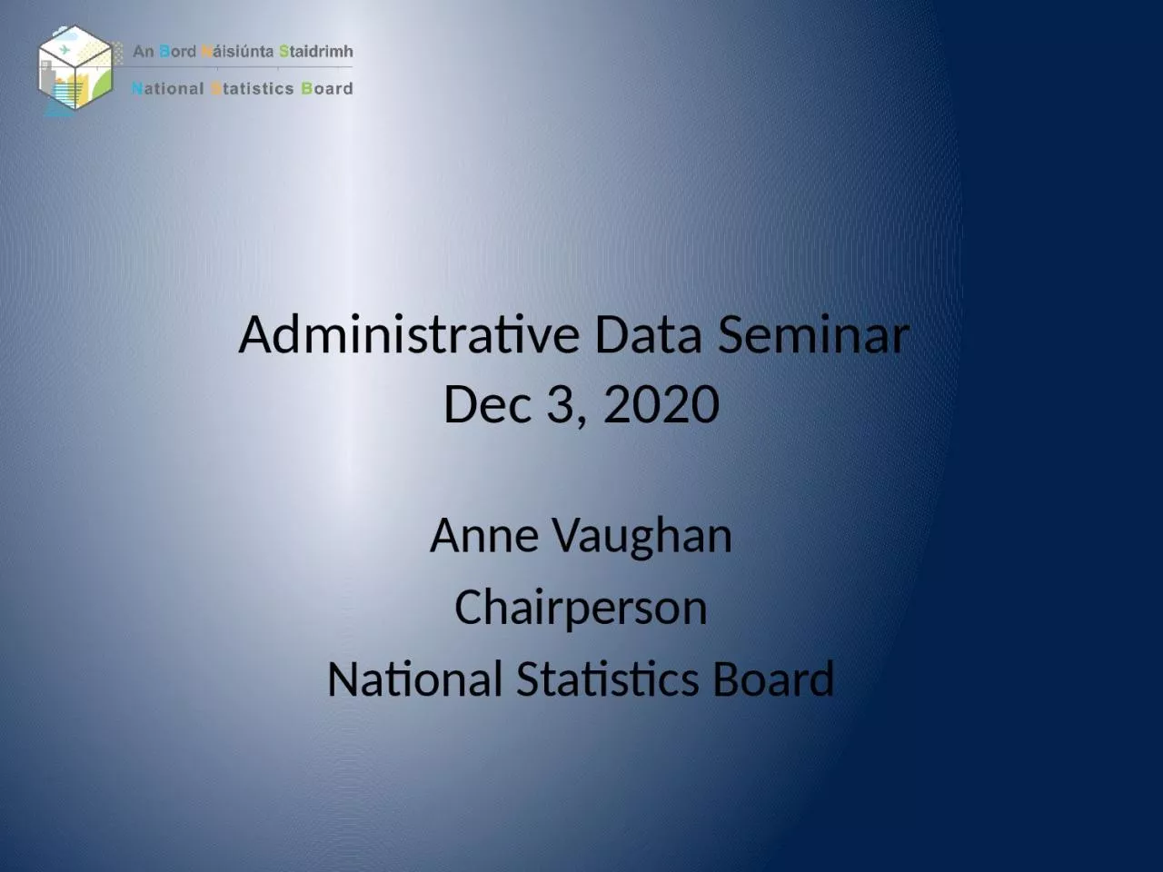 Administrative Data Seminar