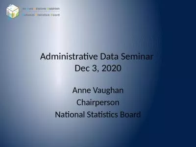 Administrative Data Seminar