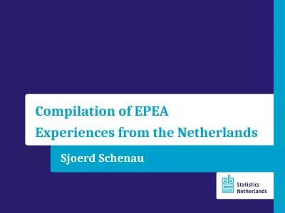 Sjoerd Schenau Compilation of EPEA