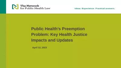 Public Health’s Preemption Problem: Key Health Justice Impacts and Updates