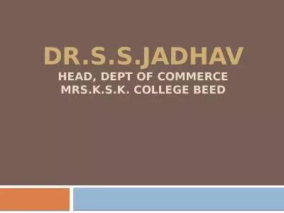Dr.S.S.Jadhav Head,  Dept