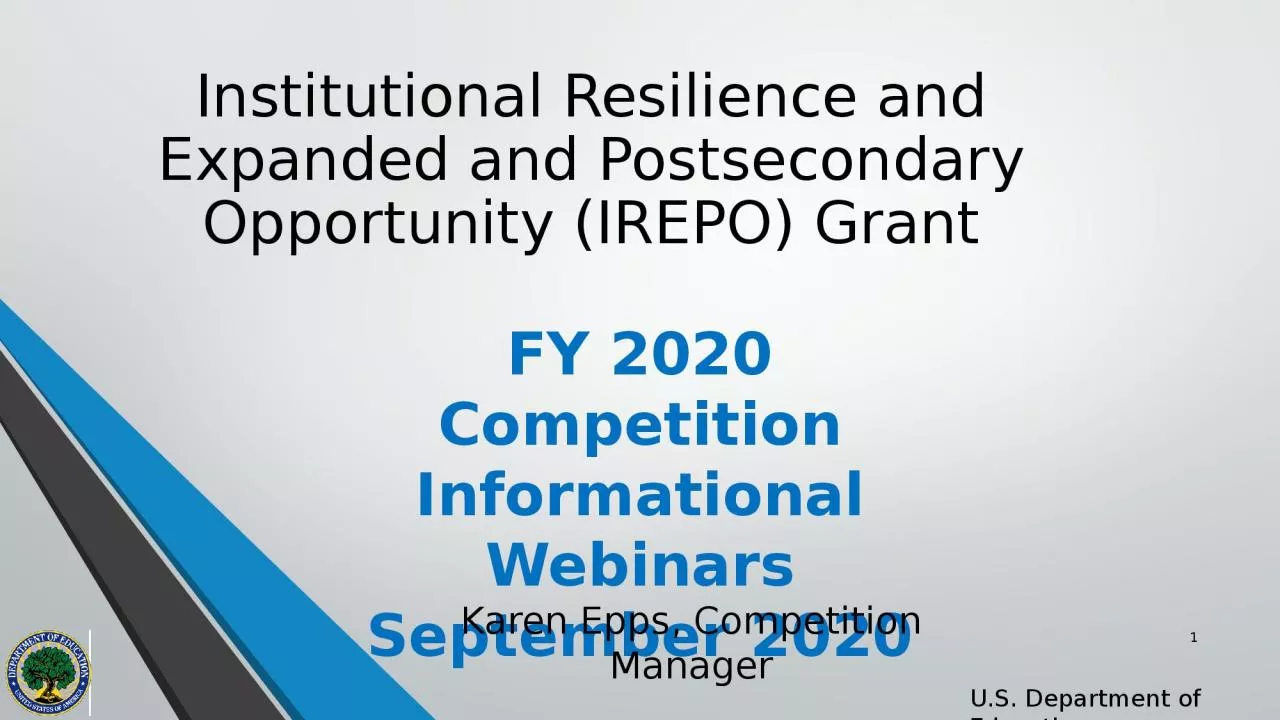 Institutional Resilience and Expanded and Postsecondary Opportunity (IREPO) Grant